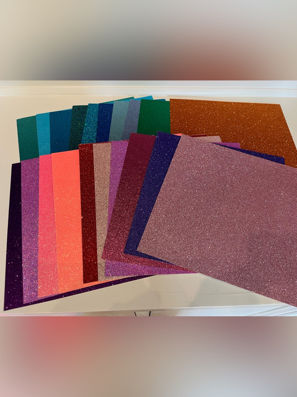 Glitter Cardstock Bundle 12 x 12 20 Piece